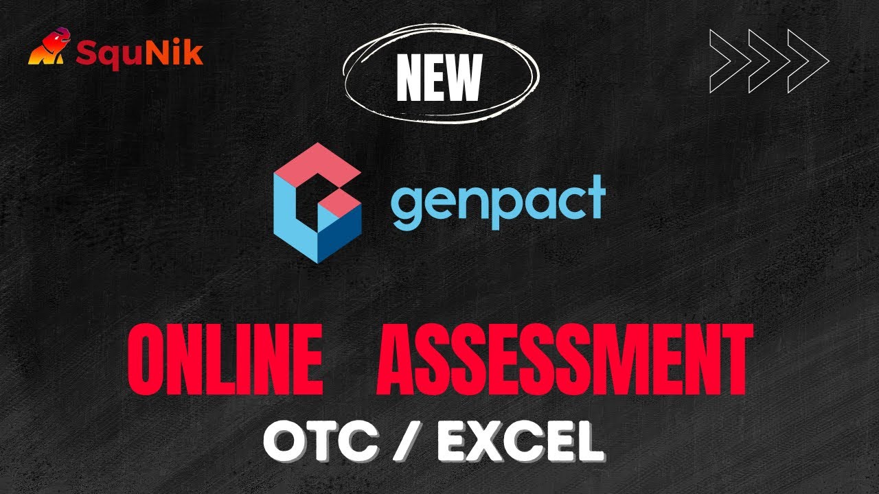 Excel & OTC Test in Genpact-New | SquNik