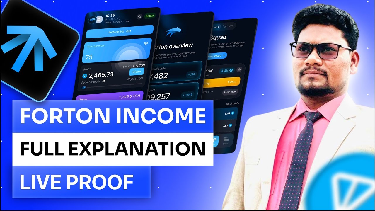 FORTON INCOME EXPLANATION | LIVE PROOF | JOIN FORTON WITH TEAM GLOBAL | #crypto #earn #money #job