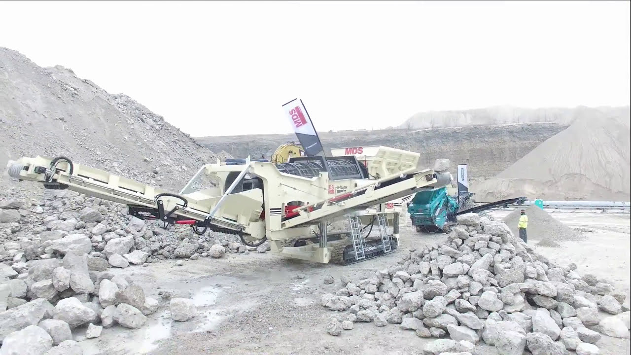 MDS M515 Producing 8-18 inch (200-450mm) RipRap (Armour Rock)