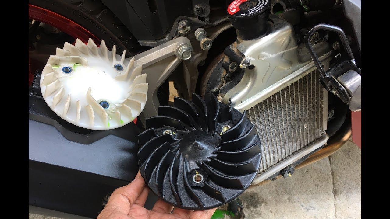 Honda Click150i GC Big Fan Cooling Installed
