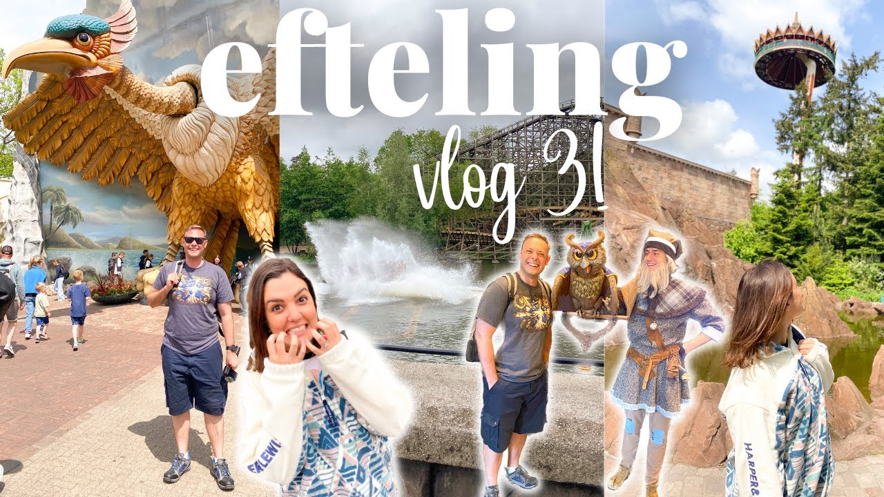 BIG RIDES AT EFTELING! RIDE POVS, KASHBA RESTAURANT & BREAKFAST AT EFTELING BOSRIJK! Vlog 3 | AD