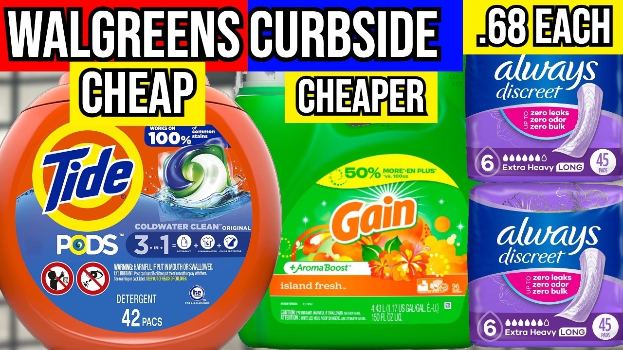 Walgreens *EASY CURBSIDE* CHEAPEST TIDE + GAIN until MAY 09!