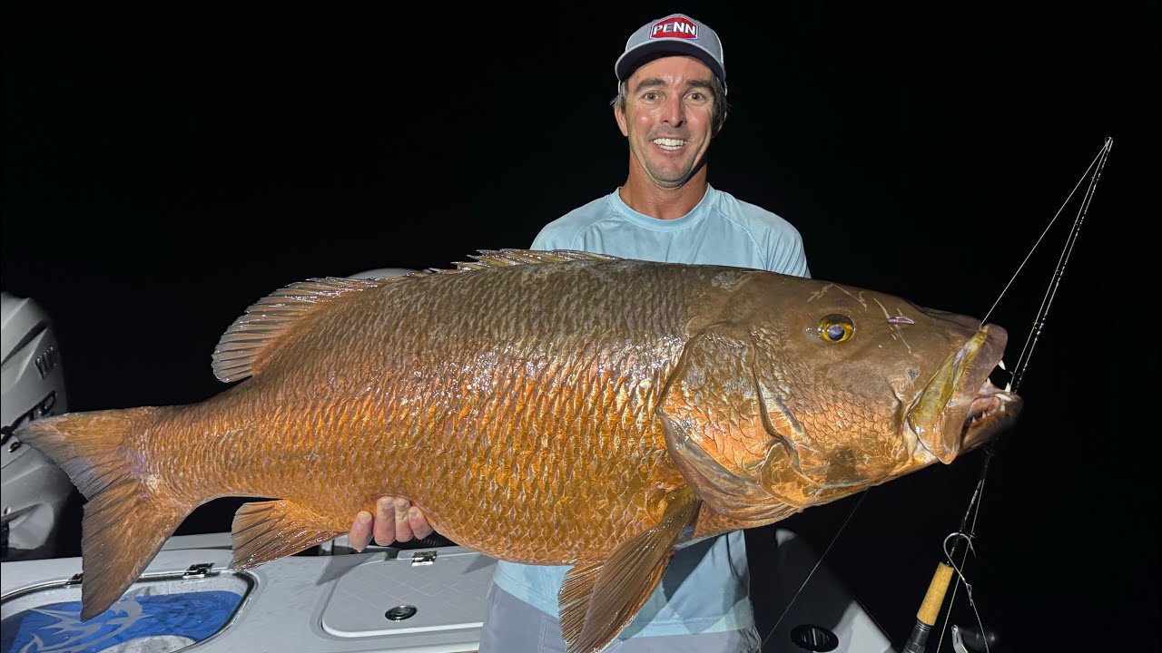 Massive Cubera Snapper on the NickStick! (Catch/Clean/Cook)