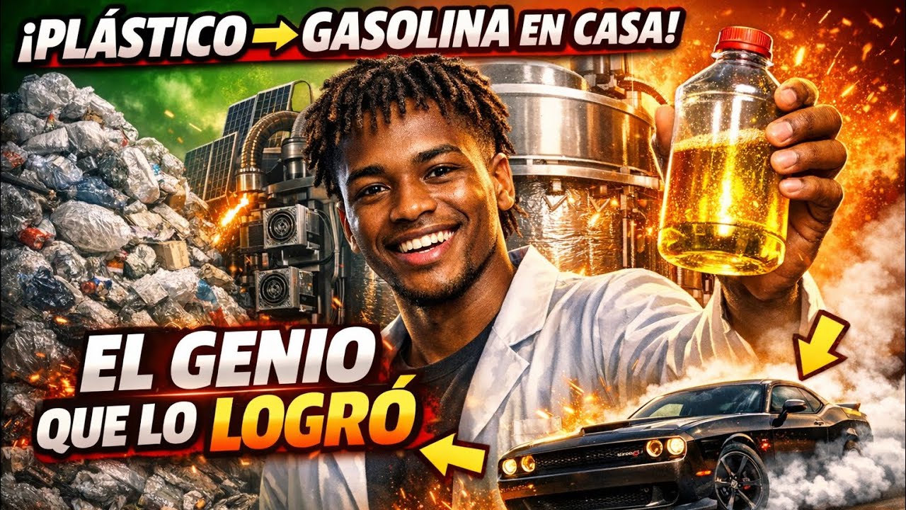 El joven inventor que transforma plastico en GASOLINA - Julian Brown (NatureJab)