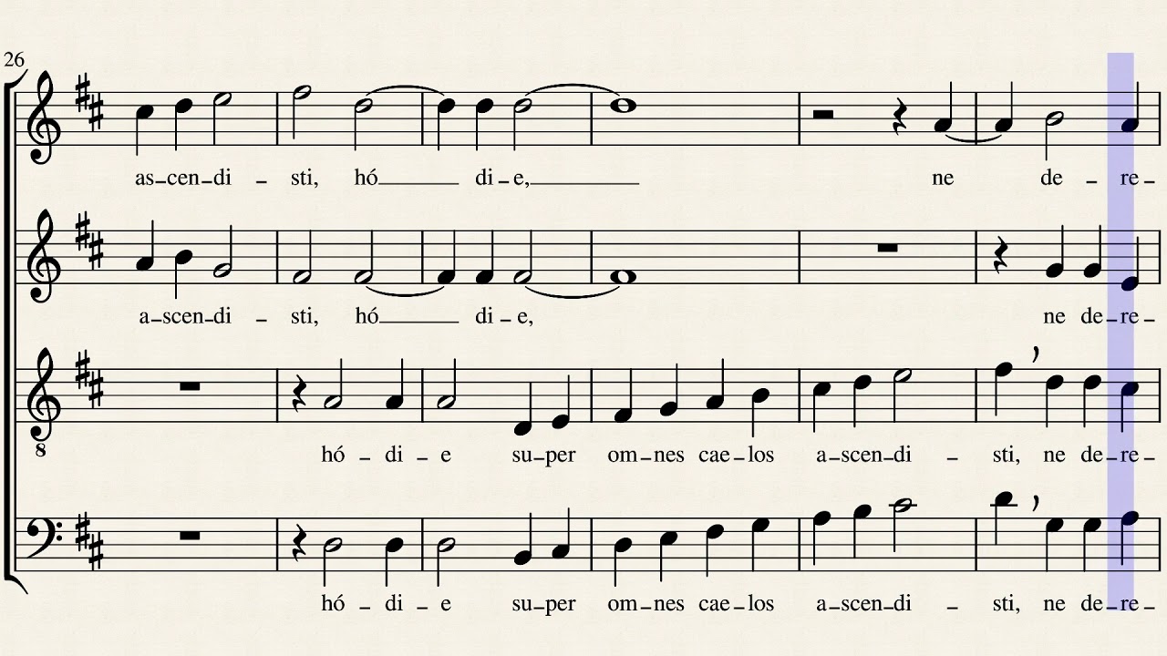 O Rex Gloriae -  Luca Marenzio - Todas las voces