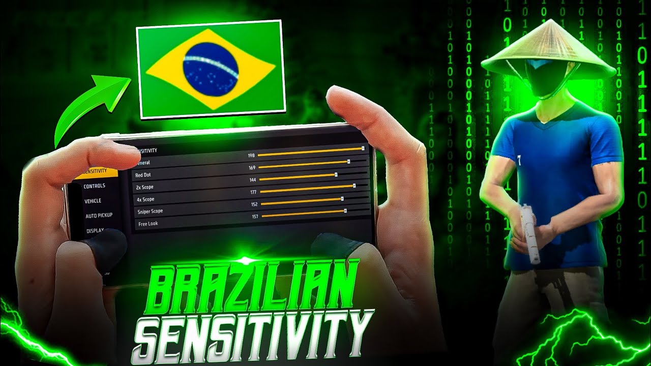 BRAZILIAN🇧🇷 SECRET HEADSHOT SENSITIVITY 2024🤯AFTER UPDATE SENSITIVITY NEW[200 SENSITIVITY ] M4X FF