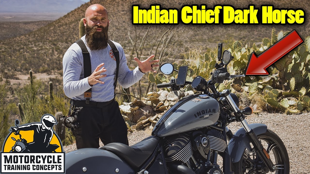 Предварительный обзор первого заезда Indian Chief Dark Horse 2022 года | Концепции обучения мотоц...