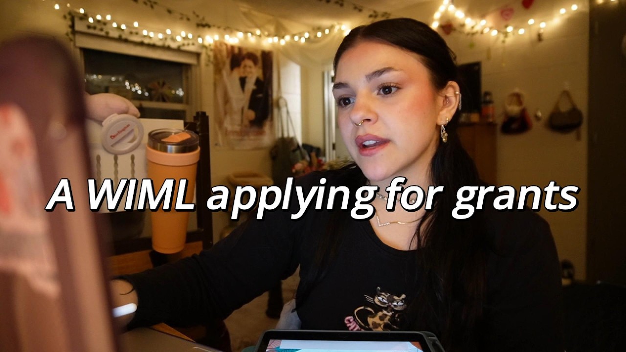 A week in my life applying for grants