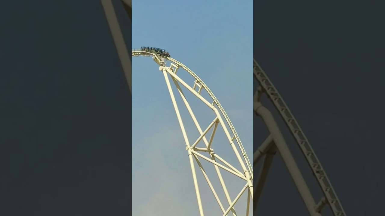 Falcon Flight Roller Coaster Test #sixflags #Qiddiyacity #saudiarabia