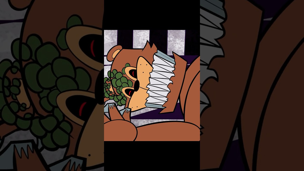 Twisted Wolf Beats Twisted Freddy #fnaf #fnafanimation #fnafmovie