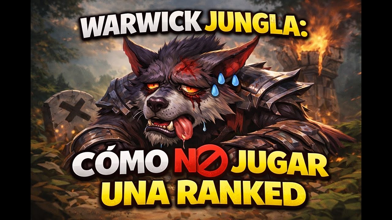 Warwick Jungla: cómo NO jugar una ranked