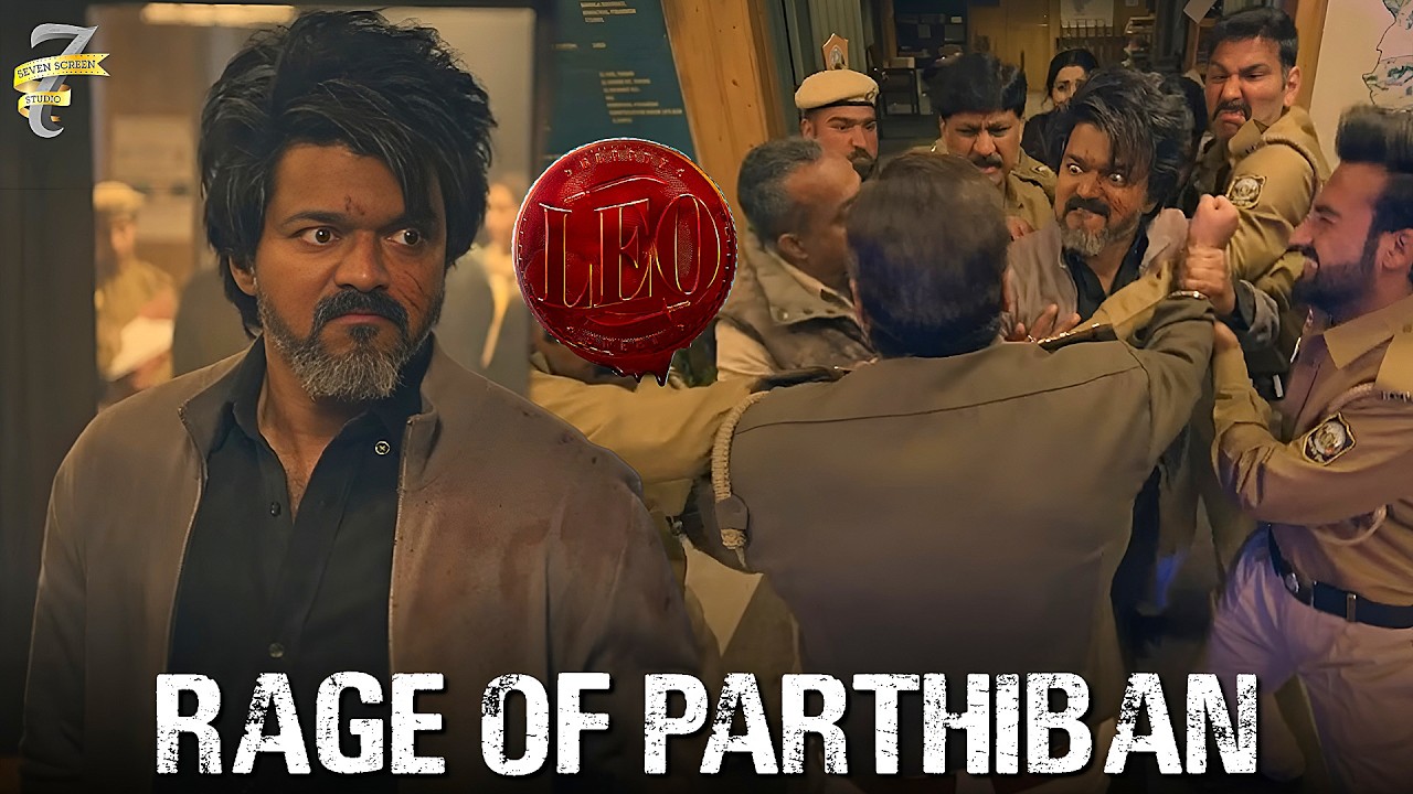 Rage of Parthiban | Police Station Scene | Leo | Vijay | Trisha | Arjun Sarja | Lokesh Kanagaraj