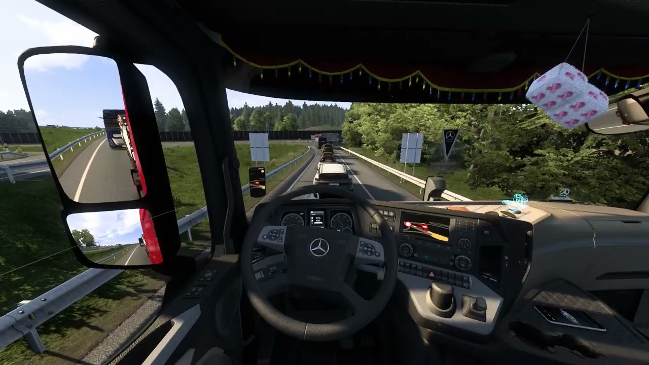 Euro Truck Simulator  2  Gameplay  ||   Mercedes  Banz   Actross Truck ||  #ets2 #mercedes