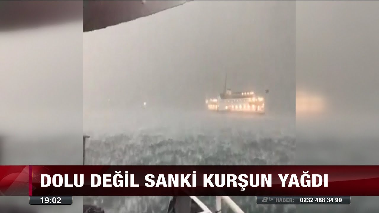 Dolu fırtınasının g&ouml;r&uuml;nt&uuml;leri! - 28 Temmuz 2017