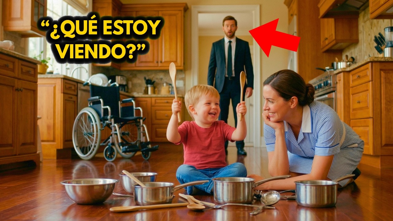 MILLONARIO VIUDO PONE CÁMARAS ESCONDIDAS A SU HIJO PARALIZADO Y EL DESCUBRIMIENTO LO DEJÓ EN SHOCK