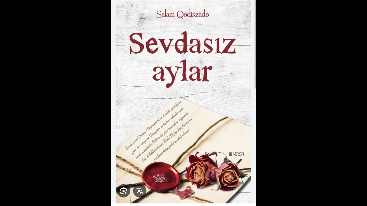 Sevdasiz aylar ( Salam Qədirzadə ) 1
