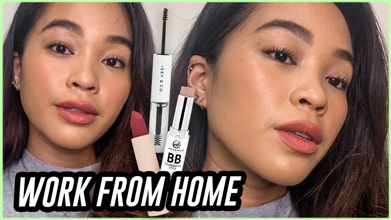 WORK FROM HOME MAKEUP TUTORIAL | Booya