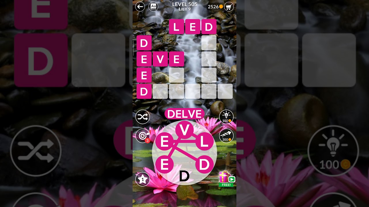 Wordscapes Flora Lily Level 497-512