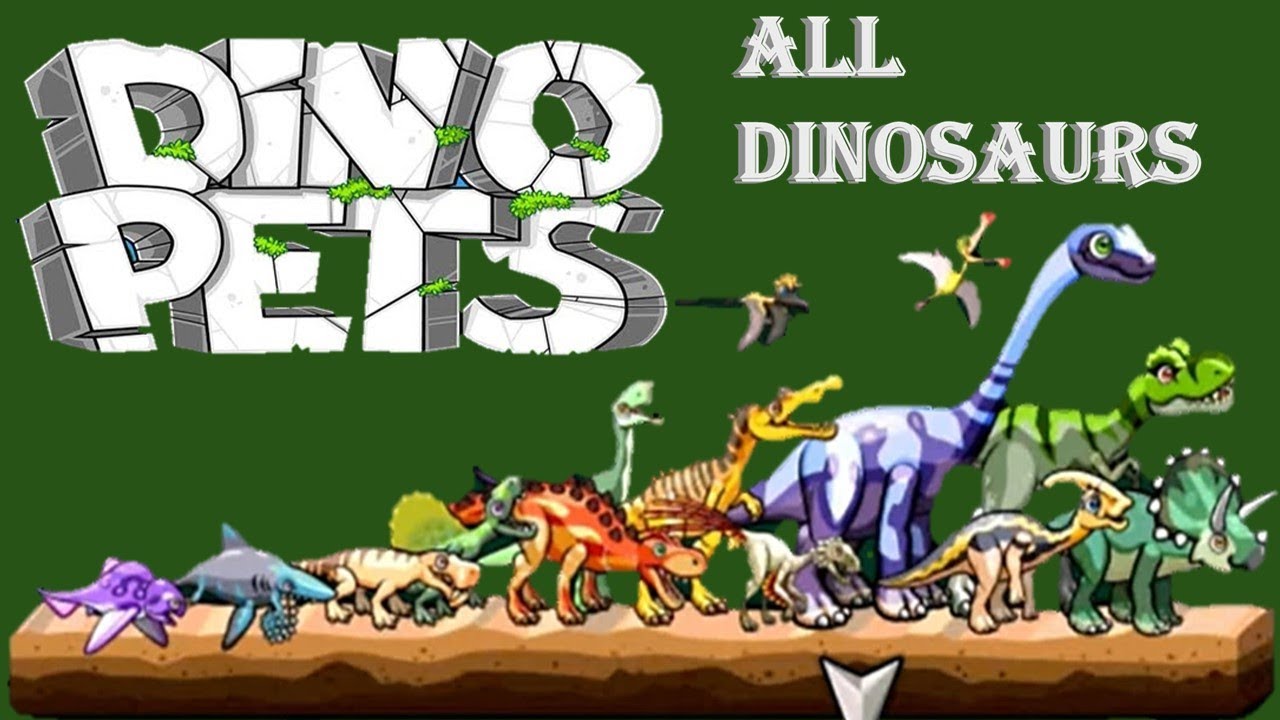 all Dino Pets dinosaurs