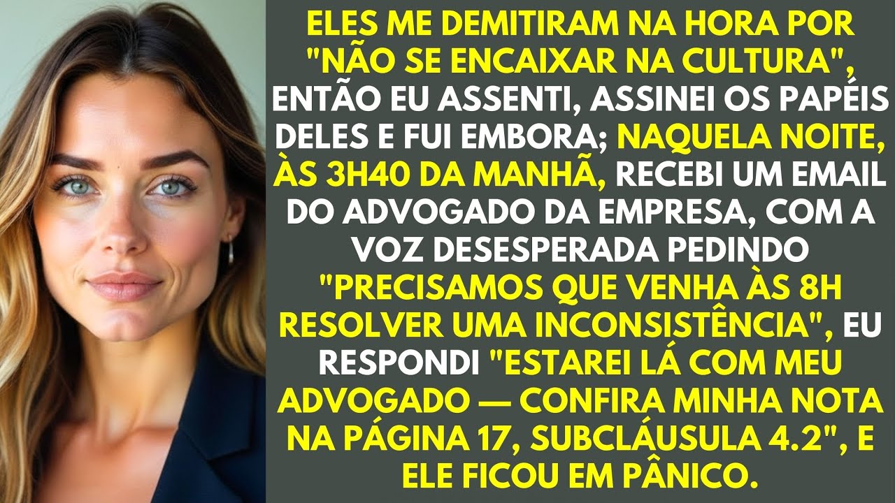 Demitida Após Projeto De R$700 Mil — Uma Anotação No NDA Fez O CEO Me Ligar Às 3h Da Manhã