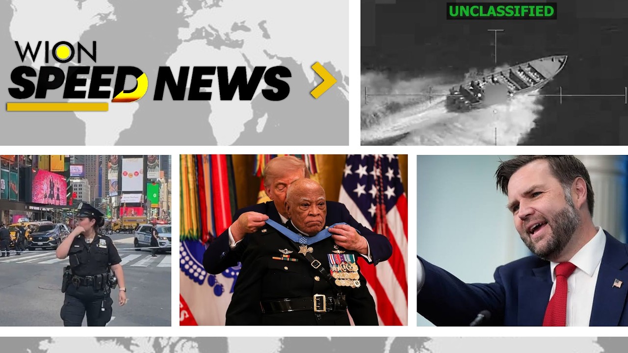 U.S Military Strikes Alleged Drug-Trafficking Boat | Speed News | WION