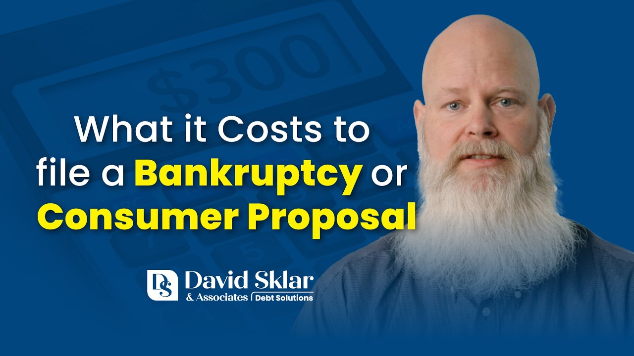 How Much Does Bankruptcy or a Consumer Proposal Cost in Canada?