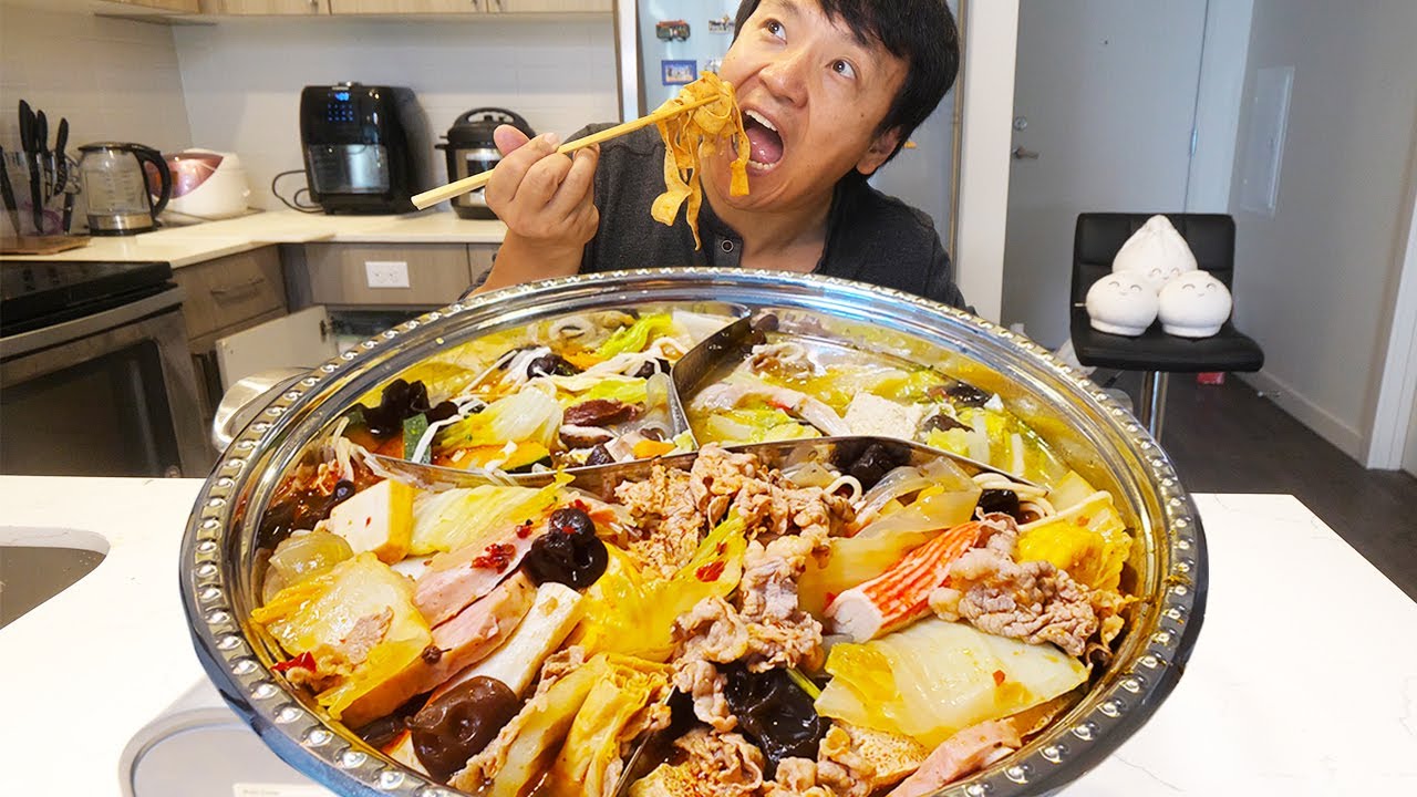 Trying TAKE OUT / DELIVERY  From Hot Pot Restaurant & Scary Story Time