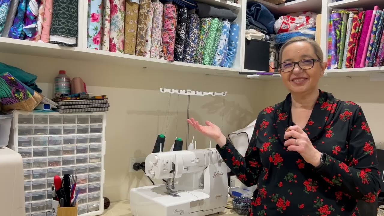 Sew Basics - Threading the Babylock Gloria/Triumph as a 4 thread overlocker/serger
