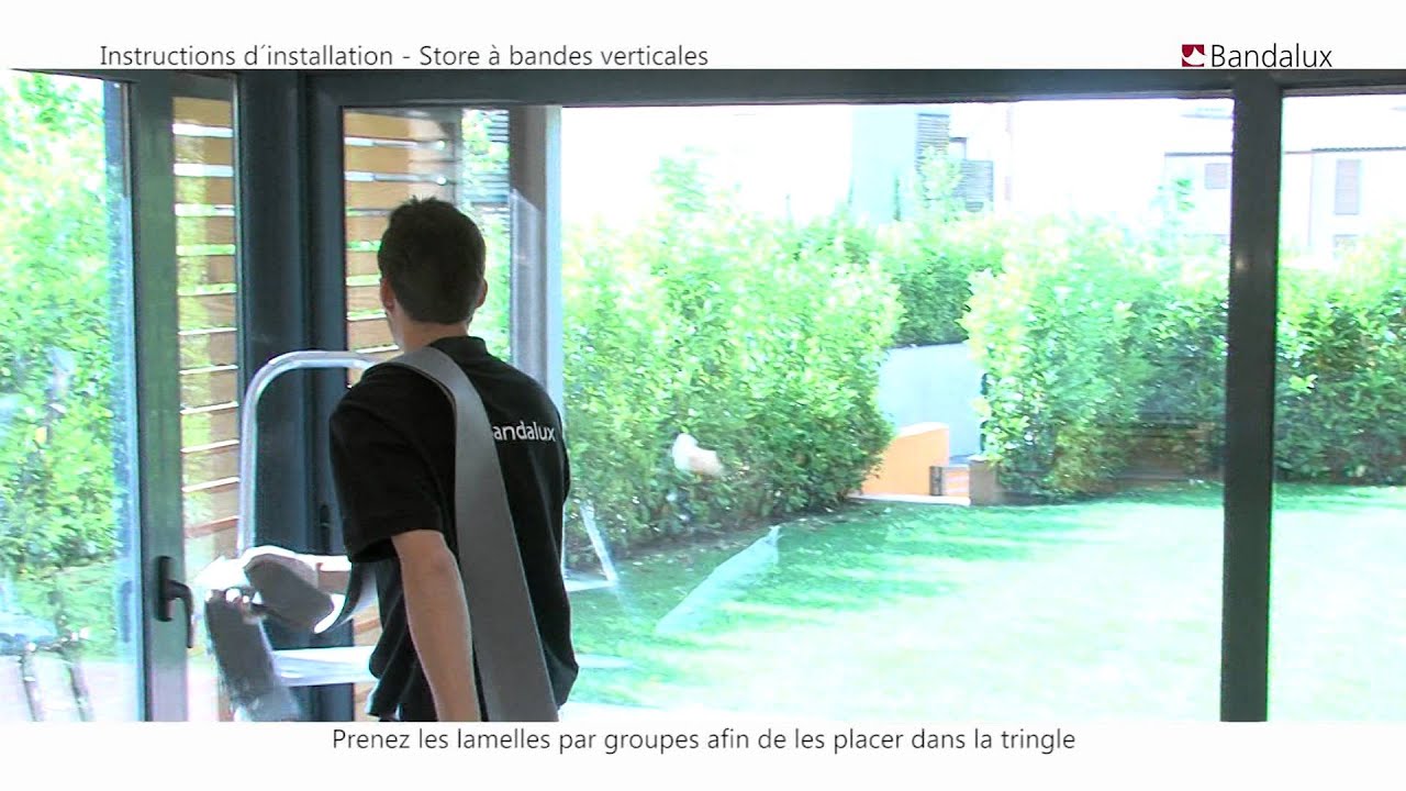 Bandalux | Vidéo installation Store à Bandes Verticales