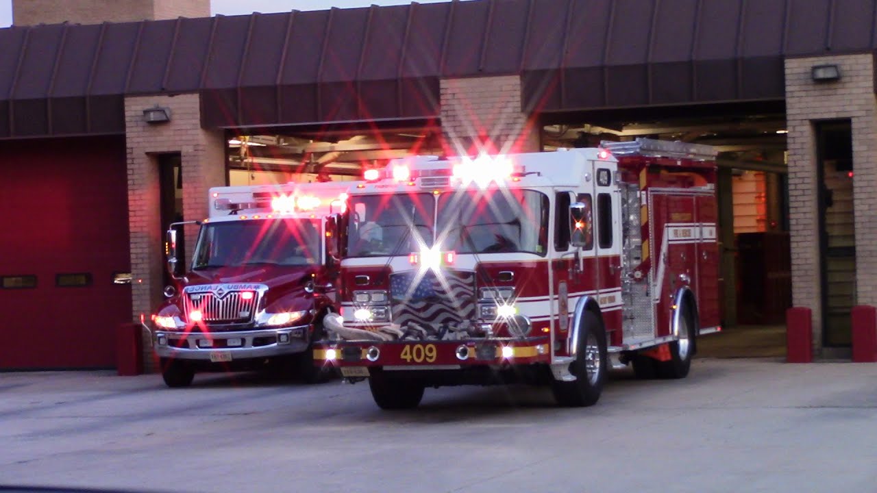 Fairfax County NEW Engine 409, and Medic 409 Bravo Responding