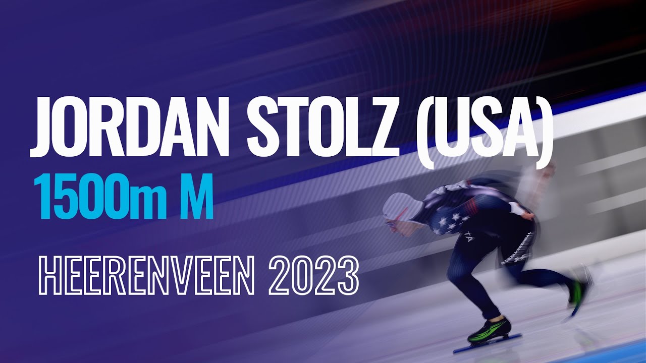 Jordan STOLZ (USA) | Winner | 1500m M | Heerenveen | #SpeedSkating