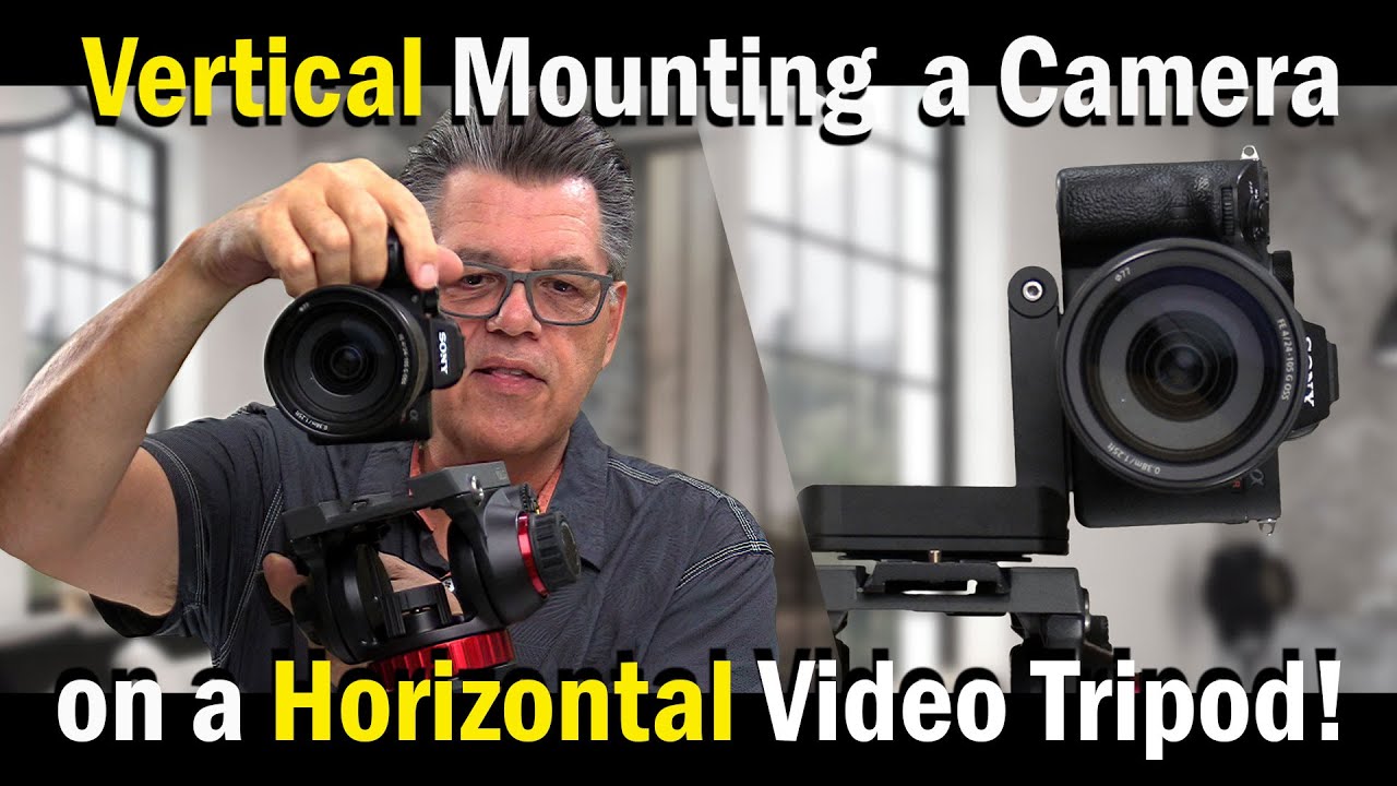 How to Vertically Mount a Camera on a Horizontal Video Head!