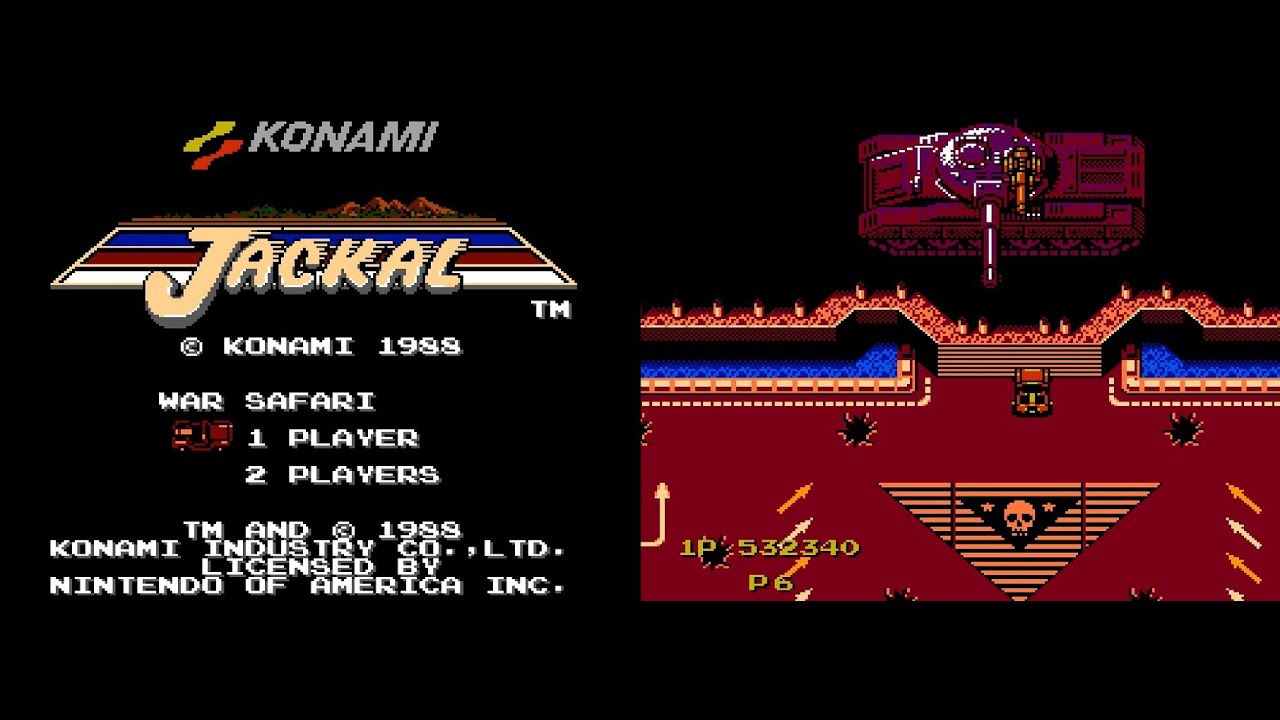 Jackal - War Safari  (Hack of Jackal) NES - Walkthrough