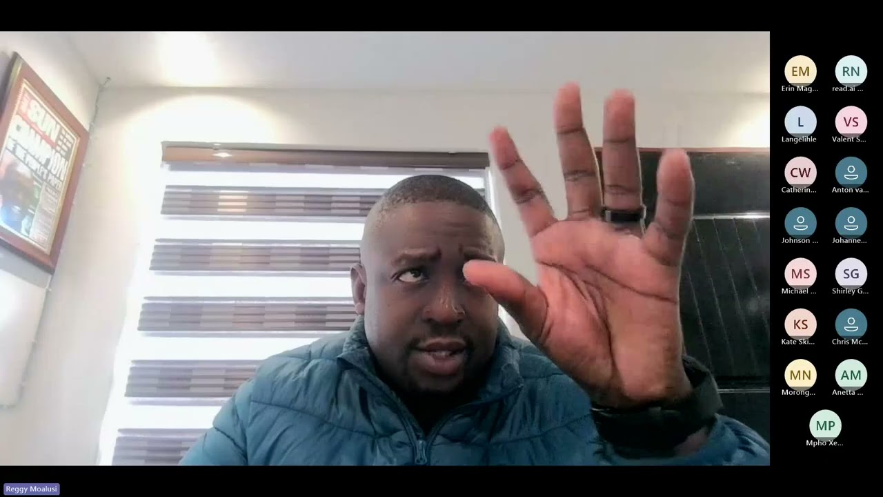 AIP | Sustainability Meeting with Reggy Moalusi on Election Preparations