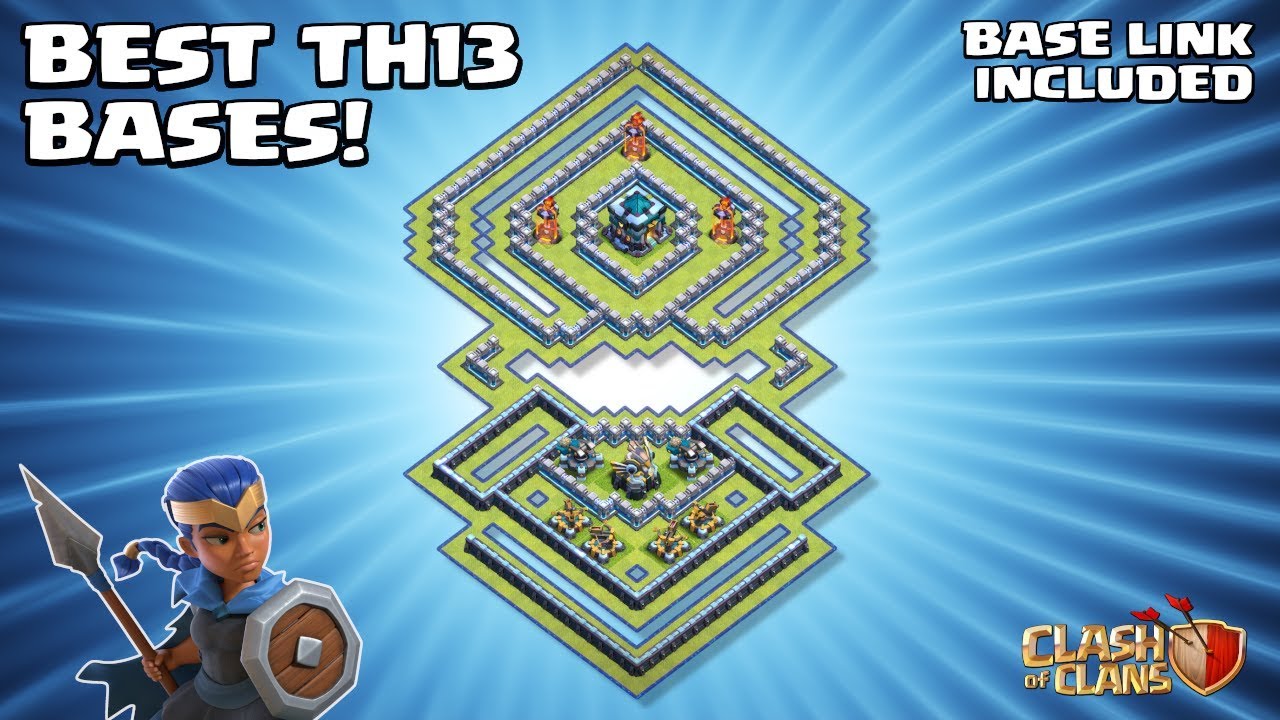 *LEGENDARY* Town Hall 13 (TH13) CWL & War Base - With TH13 BASE LINK - Clash of Clans