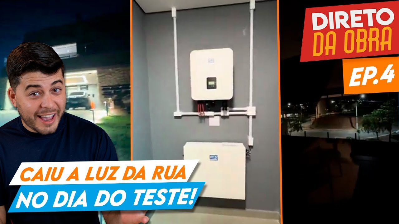 Como PARAMETRIZAR um INVERSOR HÍBRIDO com BATERIA WEG + TESTES PRÁTICOS!🧐🤯