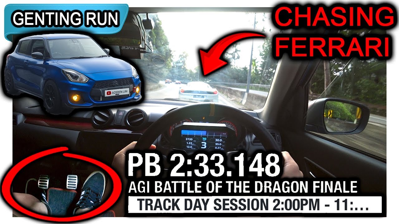 *FASTEST* ZC33s Suzuki Swift Sport 6MT | Malaysia #POV [Genting Run 冲上云霄] [CC Subtitle]