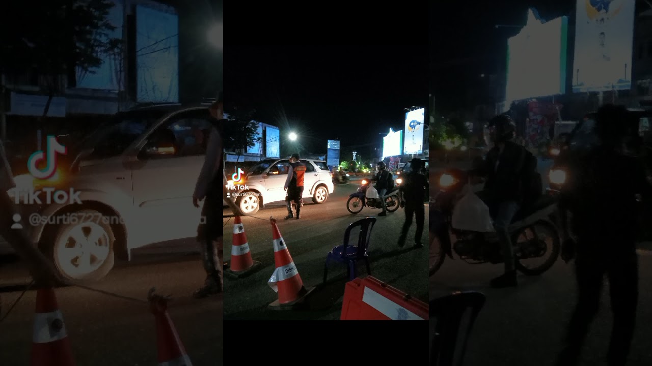 PPKM LINTAS BALIKPAPAN-SIMPANG BUNDARAN RAMAYANA RAPAK BALIKPAPAN KALIMANTAN TIMUR,tgl 24/8/2021.