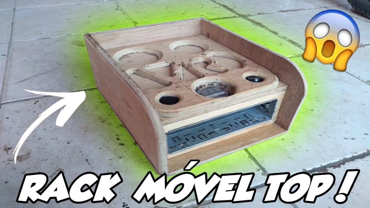 COMO FAZER UM RACK MOVEL TOP PARA MINI PAREDÃO