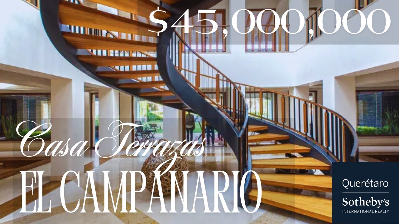 Recorre esta Mansión de un Ex Futbolista en El Campanario Querétaro con 2,800 m2 de Terreno.