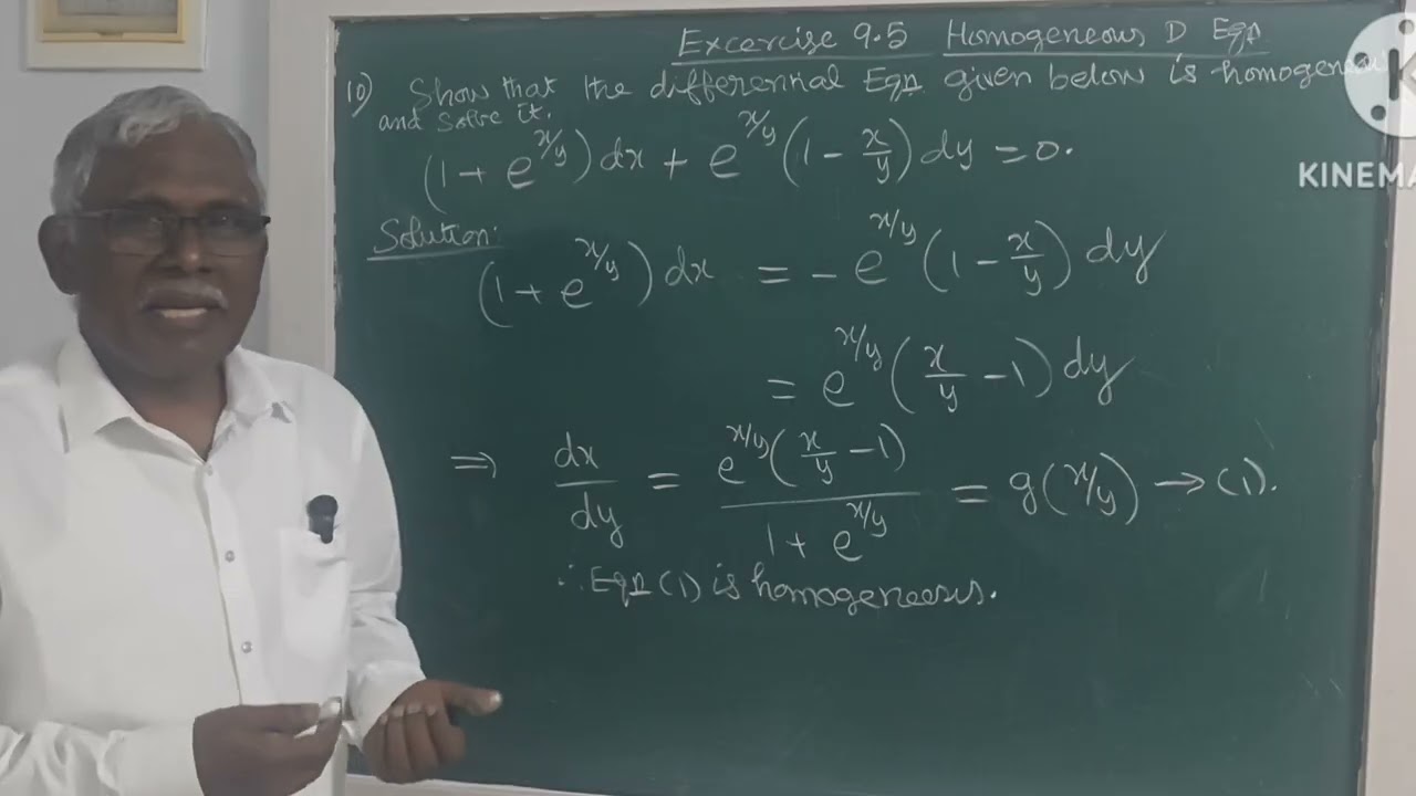 MGK/040/CBSE/Class 12/Homogeneous D Eqn Part III