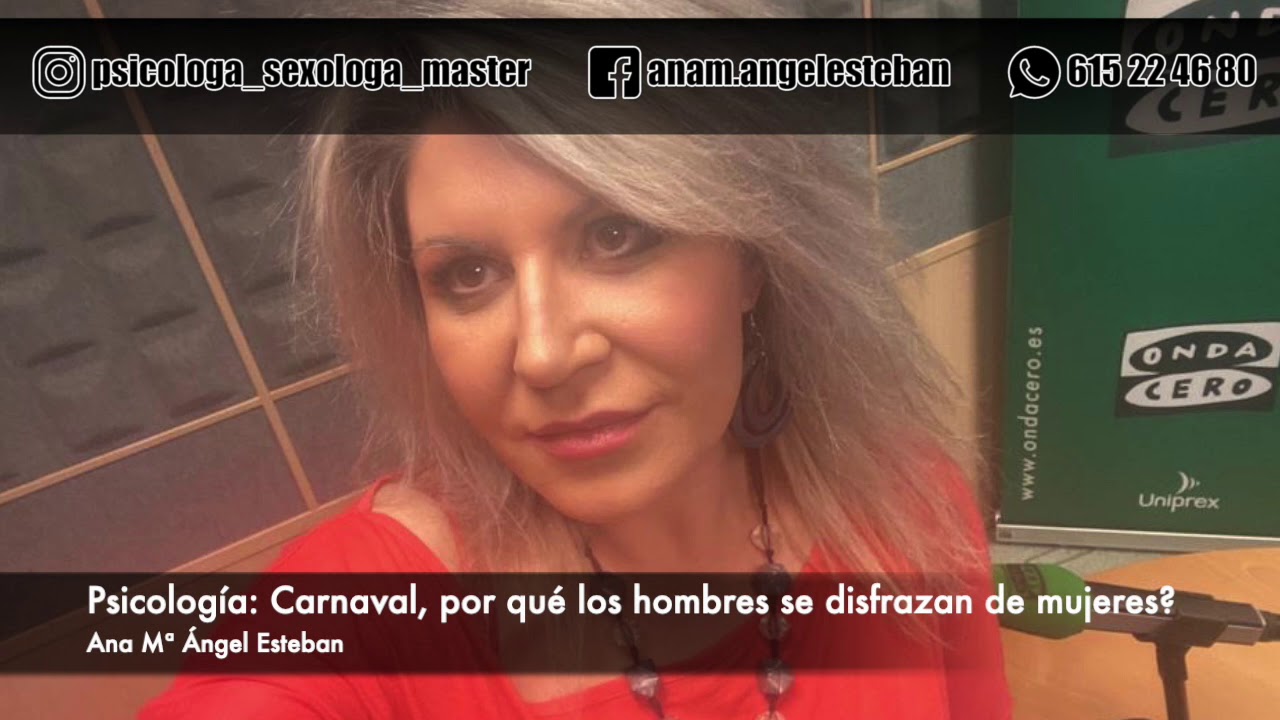 Psicología: Carnaval, por qué los hombres se visten de mujeres?