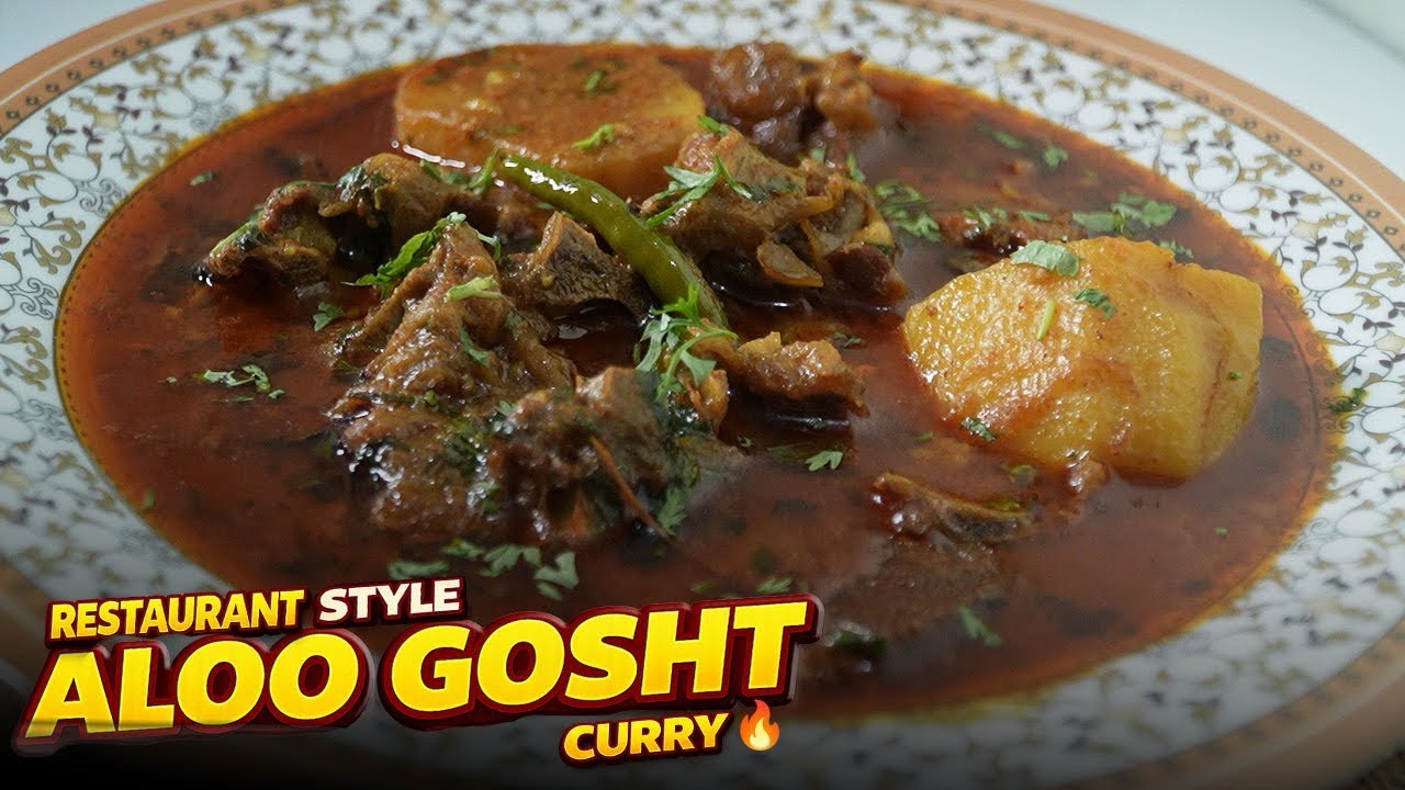 Aloo Gosht Recipe | Restaurant Style Mutton Aloo Curry🔥