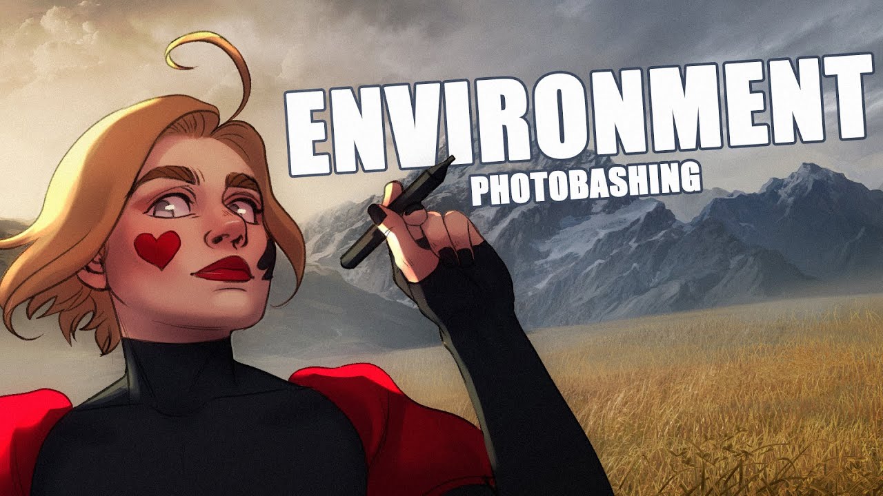 TIMELAPSE: photobashing the landscape