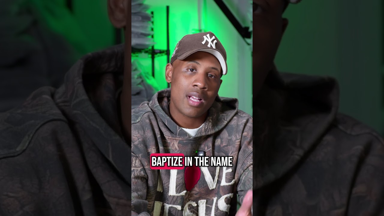 No one in the Bible was baptized in the titles….