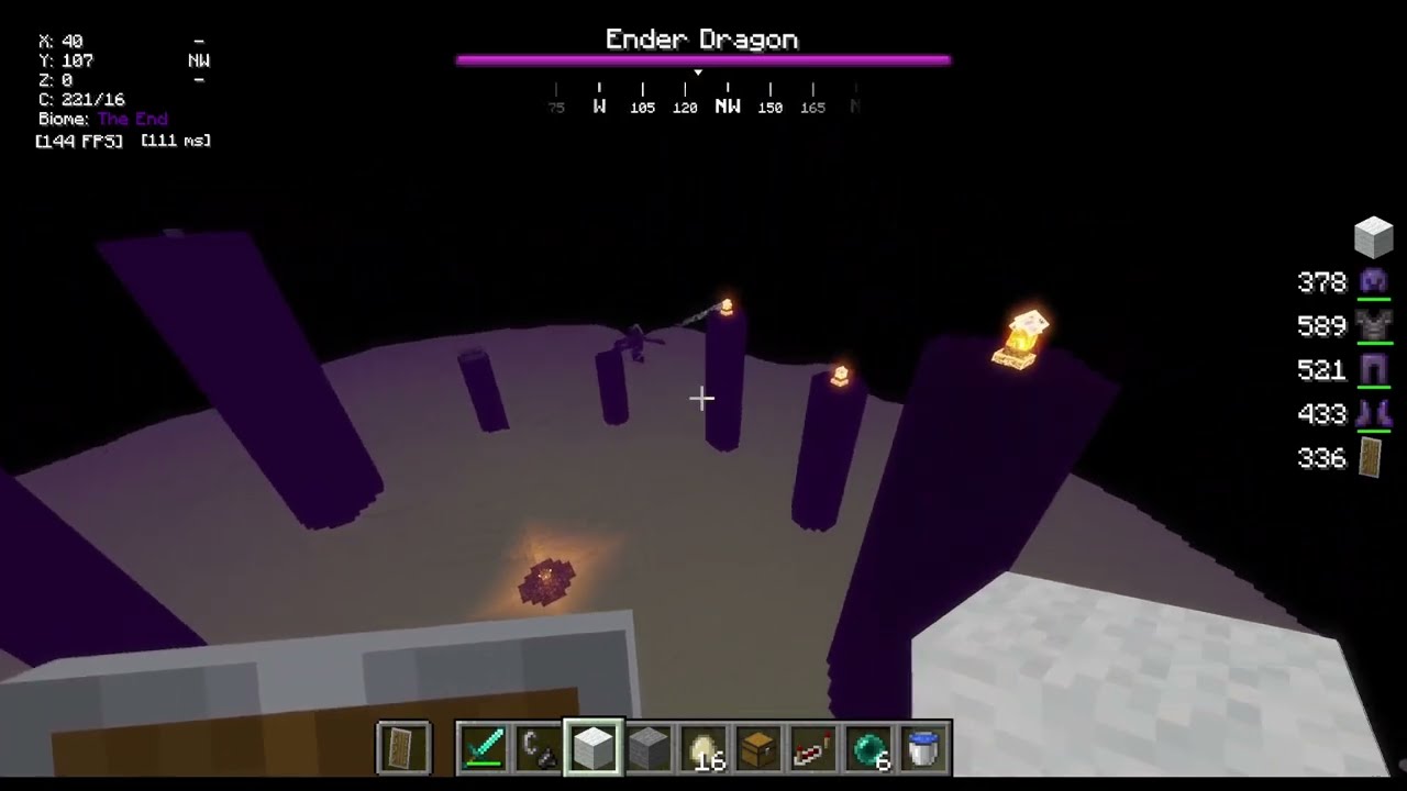 ravdav gaming   How to safely fight enderman in the end
