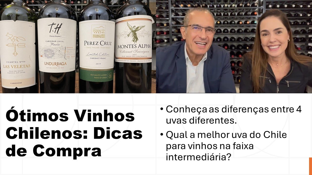 Chilenos: degustei às cegas.