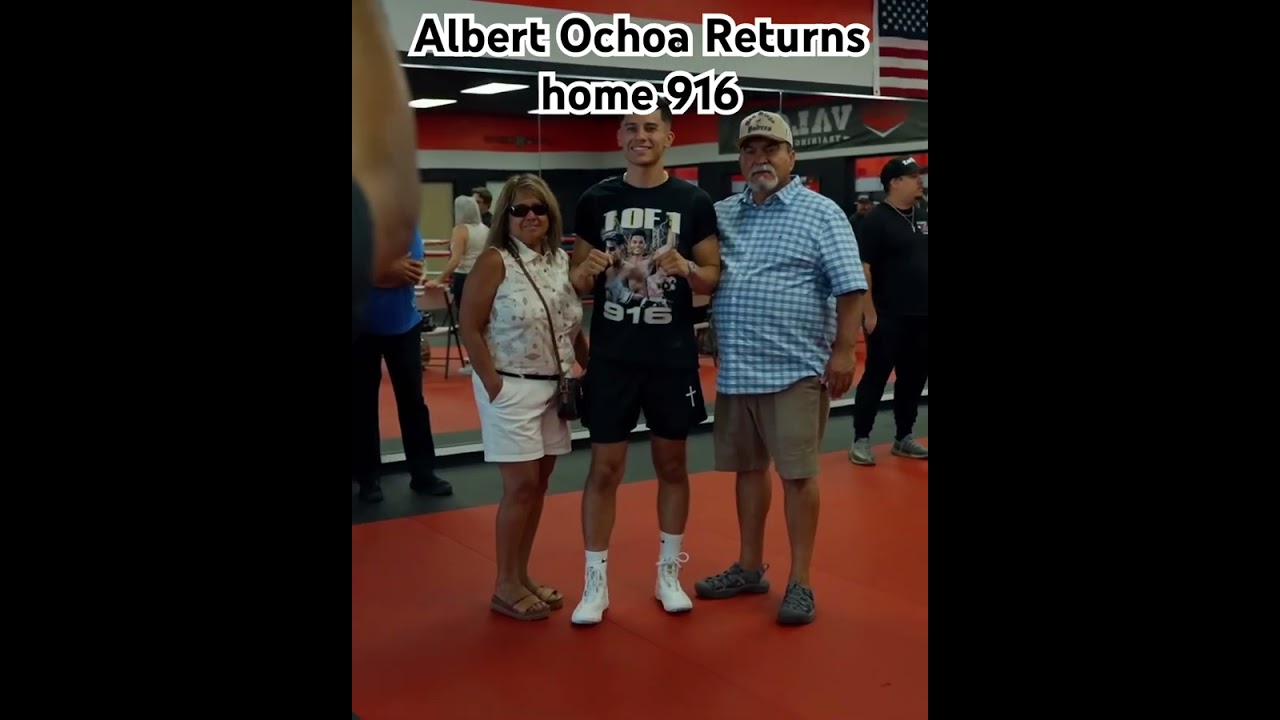 Albert Ochoa open workout with ABC10 