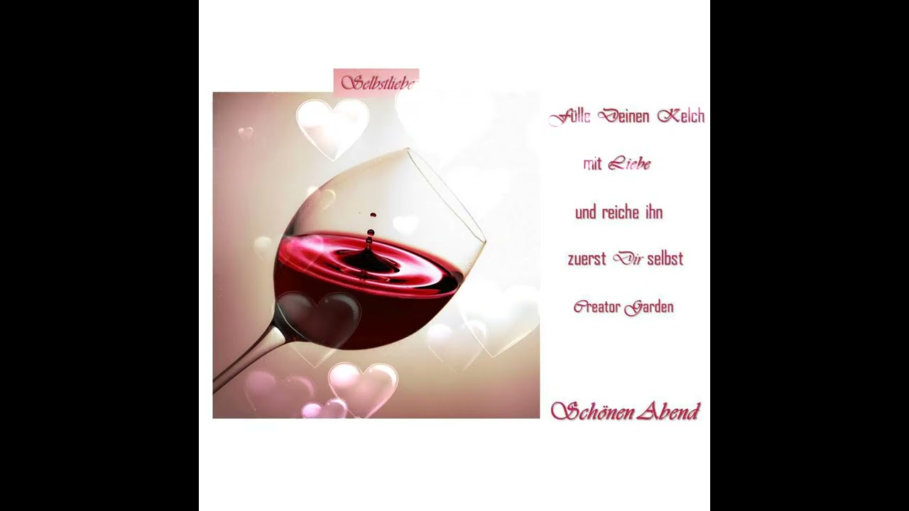 Schönen Abend- Selbstliebe