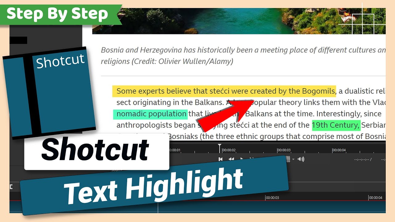 Text Highlighting Effect | Shotcut Tutorial